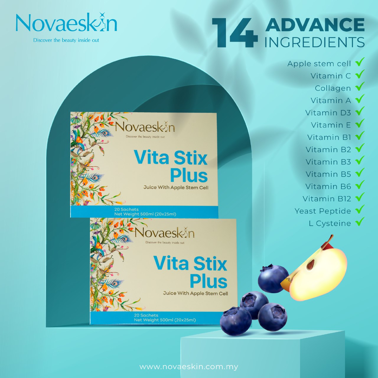 Vita Stick Plus Combo 2 Box Novae Skin Malaysia